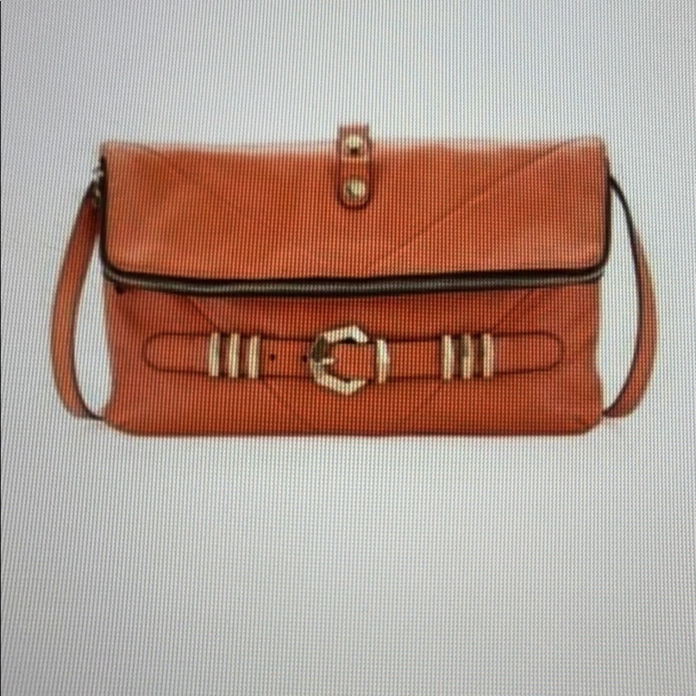 Oryany Rocket Flat-top Crossbody Bag - Orange